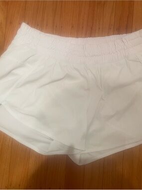 lululemon athletica White Performance Running Shorts
